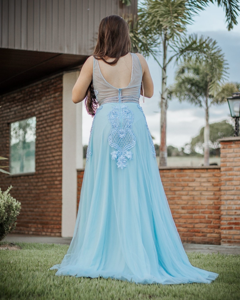 Vestido Bebê Princesa Bordado