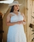 {July} Vestido Noiva Longo Rodado Três Marias Alça em Guipure Casamento (Branco Off) - comprar online