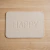 Tapete para Banheiro toque Macio Bege Happy 60cm x 40cm