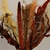 Vaso de Vidro Canelado com Folhas Natural Terracota - comprar online