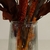 Vaso de Vidro Canelado com Folhas Natural Terracota na internet