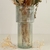 Vaso de Vidro Moderno com Folhas Natural Terracota na internet