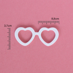 Óculos Coração (2 unidades) - Amigloo Ateliê