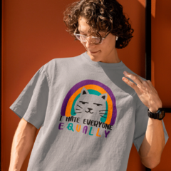 Camiseta Hate Equally na internet
