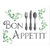 Stencil Simples 20x25 Bon Appetit - Opa 1153 - comprar online