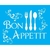 Stencil Simples 20x25 Bon Appetit - Opa 1153