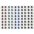 Olhinho de Boneca Resinado 4x6mm - cartela de 80 pares - comprar online