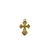 Pingente Metal Crucifixo Estilizado Dourado - Unidade