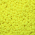 Miçangão Fosco de Vidro 3.6mm Amarelo Neon 20 Gramas