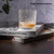 Copo de Whisky de Cristal Martelado Petra 340ml - comprar online