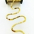 Fio de Paetê 6mm Dourado - 50cm