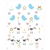 Stencil Simples 20x25 Pássaros e Flores - Opa 2971 - comprar online