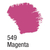 Tinta Acrílica Acrilex 549 Fosca - Magenta