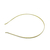 Tiara Para Cabelo Metal 4mm - Dourada - comprar online