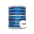 Cordão Cetim 1mm - Tie Dye Azul Royal 100 Metros