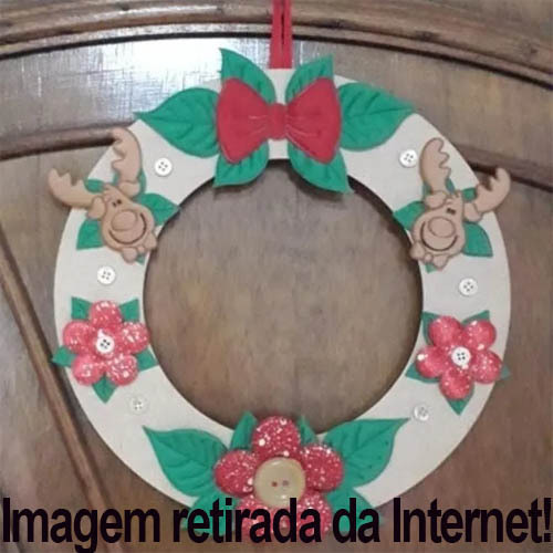 Enfeites de Árvore de Natal em MDF com cordão de sisal 23 Unidades