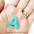 Alfabeto Eva Adesivo 2x2,5cm Rosa Bebê - comprar online