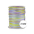 Cordão Cetim 1mm - Tie Dye Cores Claras 100 Metros