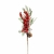 Galho Berry Glitter com Pinha Vermelho 40cm - comprar online