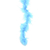 Marabu de Plumas 1,80m Azul Bebê Unidade