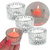 Conjunto 3 Porta Velas de Vidro 5,5x3,5 cm DV - comprar online