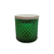 Enfeite Decorativo Pote de Vidro com Tampa - Verde Escuro