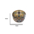 Caixinha Metal 4x6cm / 70ml GF5234 - Mandala preta PP - comprar online