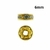 Rondela de Strass 6mm Dourado com 10 Unidades - comprar online