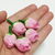Aplique Rosas 2X2,5cm Em Poliéster Rosa un - comprar online