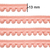 Fita Grelot Pompom São José 13mm Salmão - 1 Metro