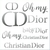 Stencil Litoarte 20x20 - STXX174 - Marcas Grife Christian Dior - comprar online