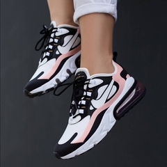 Air Max 270 React • Branco/Preto/Rosa - comprar online