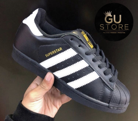 TÊNIS ADIDAS SUPER STAR - BRANCO/PRETO - GM Store