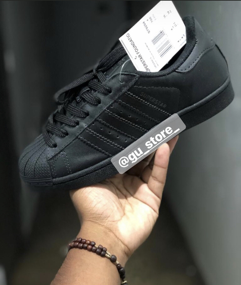 TÊNIS ADIDAS SUPER STAR - PRETO/BRANCO - GM Store