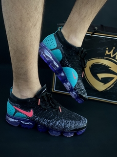 Vapor Max 2.0 • Preto/Rosa/Verde - Gu Store