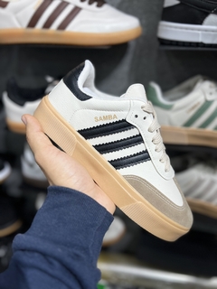 Adidas Samba • Gelo/Preto/Marrom