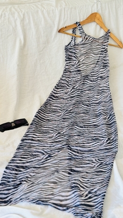 Vestido microtul zebra print en internet