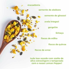 Granola Salgada - Macadâmia & Lemon Pepper - 400g - loja online
