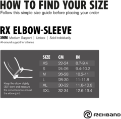 CODERA RX ELBOW SLEEVE 5MM - BLACK/PINK - 5MM - 1 UNIDAD en internet