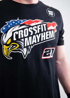 REMERA PREMIUM MAYHEM Freedom Racing Eagle T-Shirt: Black