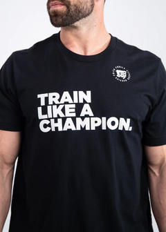 REMERA PREMIUM MAYHEM Train Like a Champion 2.0 T-Shirt: Black - comprar online