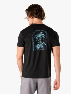 REMERA RPM - SERPENT AND THE STRIPES TEE TRUE BLACK - comprar online