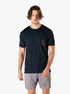 Remera RPM - Wired Up Pocket Tee Midnight Blue