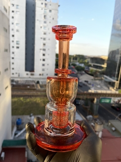 FatBoy Glass Torus Hourglass Full Size Red Pomegranate