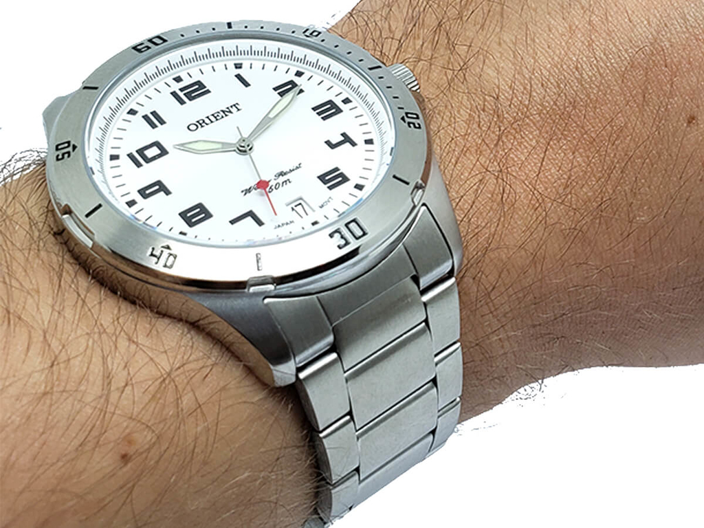 Relógio Masculino Orient MBSS1155A S2SX Clássico em Aço Inoxidável