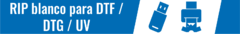 Banner de la categoría RIP blanco para DTG / DTF / UV