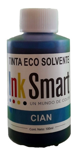 Tinta Ecosolvente Inksmart Para Cabezales Epson 100ml