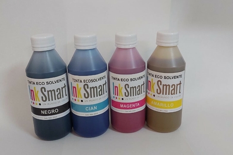 Tinta Ecosolvente Ink Smart Para Cabezal Epson Dx5 4x250ml