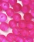 COD 6834 - Contas de Murano 8mm Rosa Pink - 25 unidades