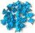COD 2992 - Tassel em Forma de Flor Azul Claro - Unidade